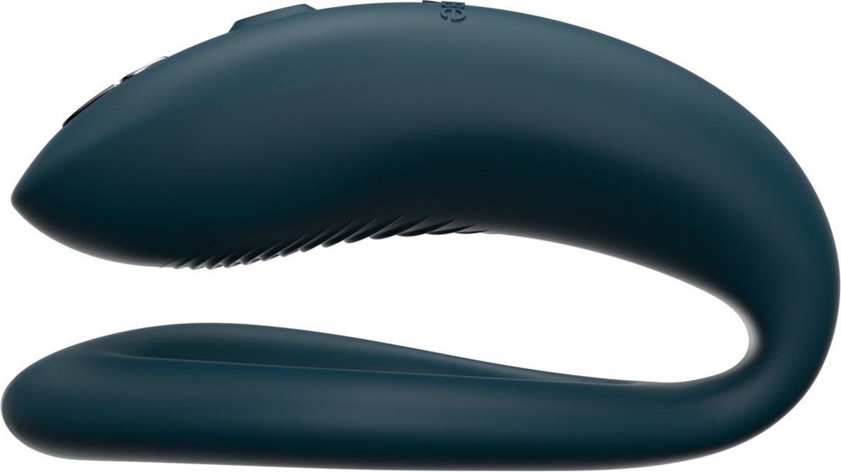 Vibrator Cuplu Sync O, Silicon, Telecomanda Wireless, Bluetooth, Free App, USB, IPX 7, Verde
