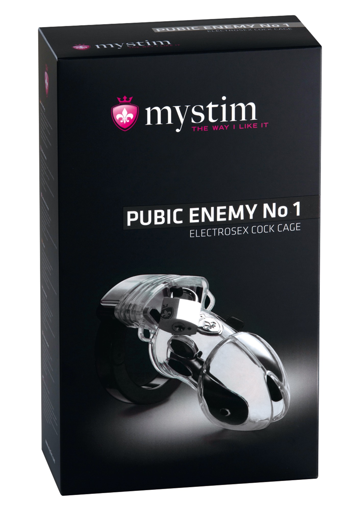 Cusca de Castitate cu Electrostimulare Pubic Enemy No. 1