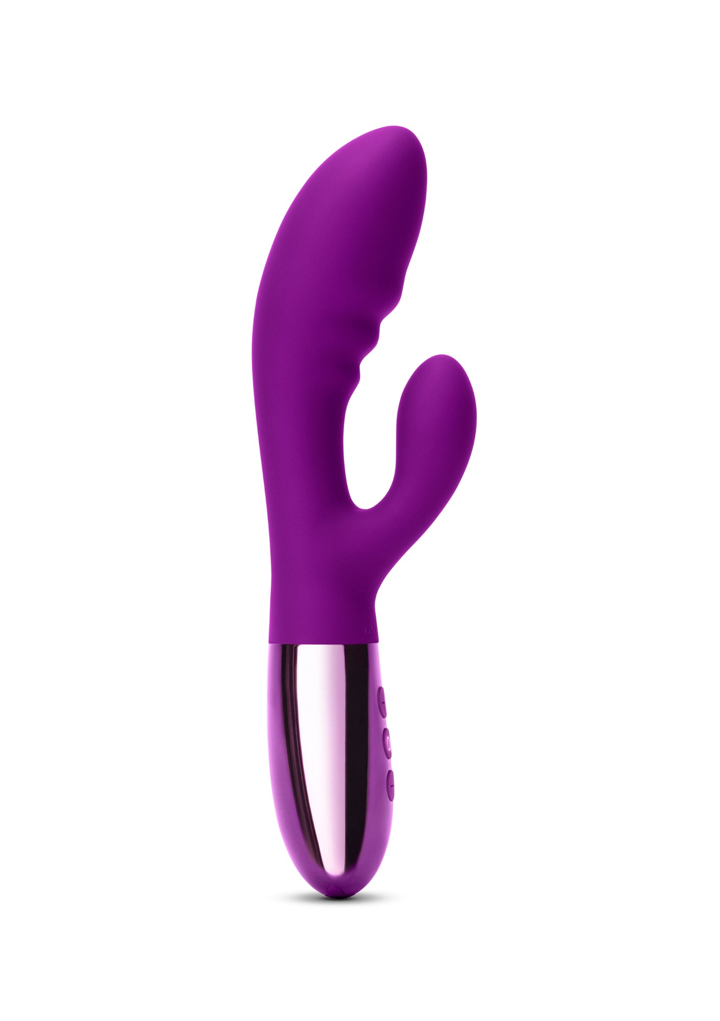 Vibrator Rabbit Le Wand Blend, 15 Moduri Vibratii, 6 Intensitati Viteza, Silicon, USB, Mov, 20 cm