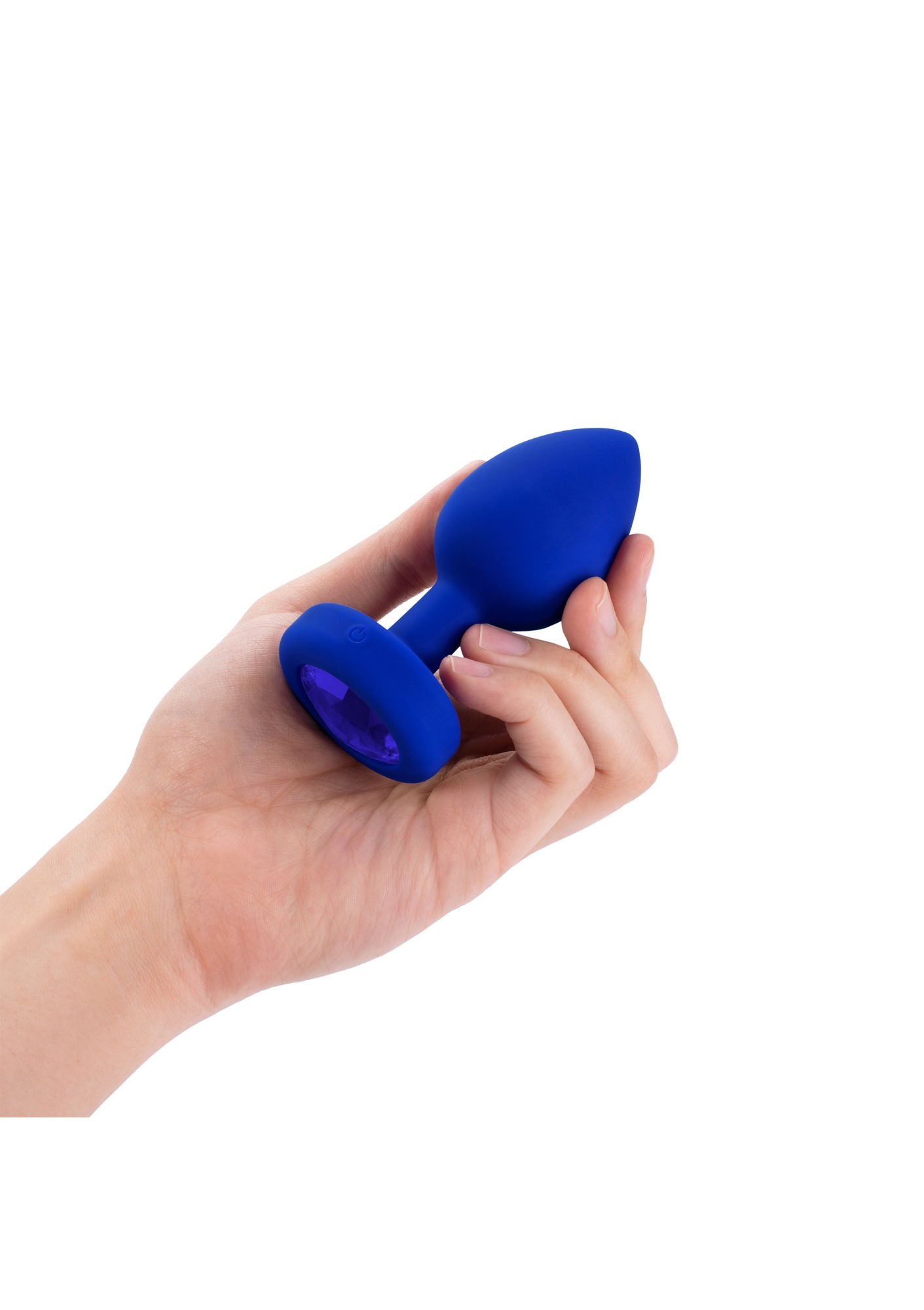 Dop Anal 15 Moduri Vibratii, 6 Viteze, Silicon, USB, Albastru, 11.1 cm, B-Vibe