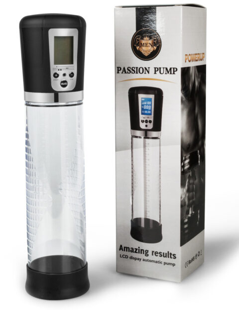 Pompa Electrica Automata Pentru Marirea Penisului 4 Moduri Presiune Incarcare USB Display LCD Passion Pump