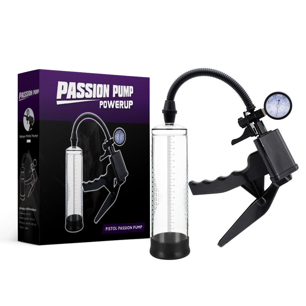 Pompa Pentru Marirea Penisului cu Pistol si Manometru Passion Pump Powerup