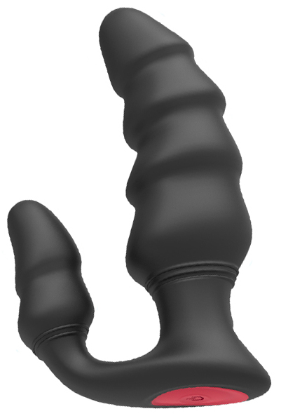 Vibrator Dublu Flint, Remote Control, 9 Moduri Vibratii, USB, Negru, 12.9 cm, Passion Labs