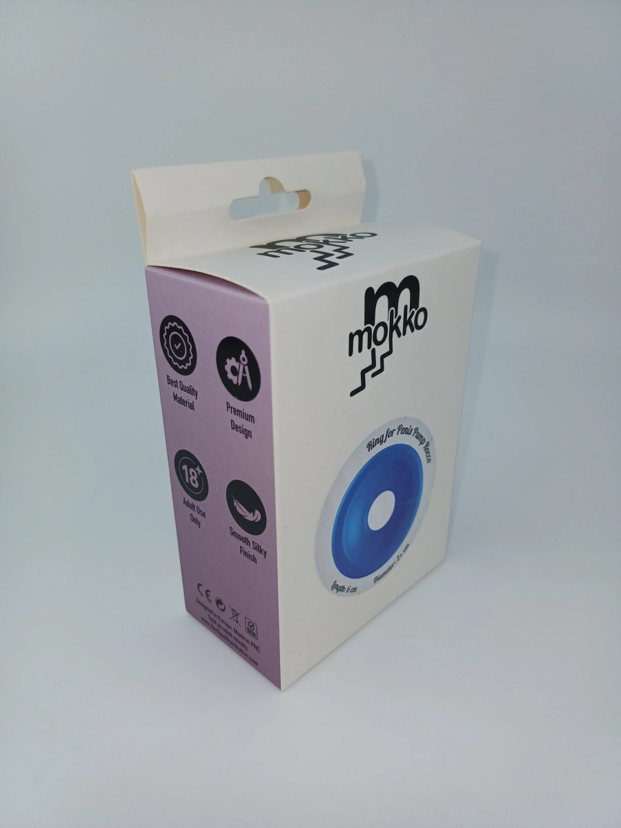 Manson Pompa Marire Penis Silicon Albastru Mokko Toys