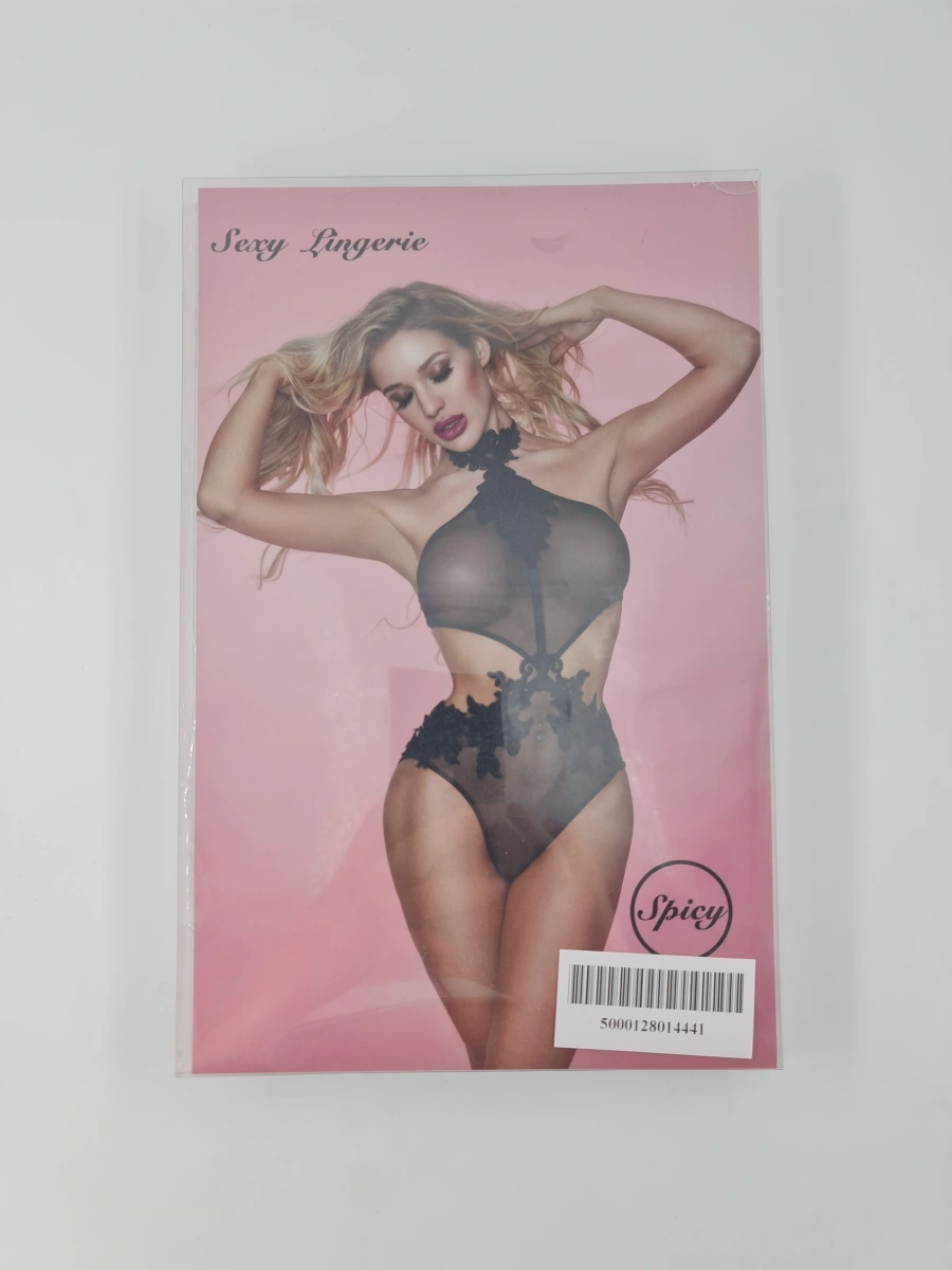 Body Floral Negru S/M