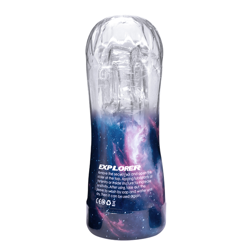 Masturbator Explorer Passion Cup TPE Transparent