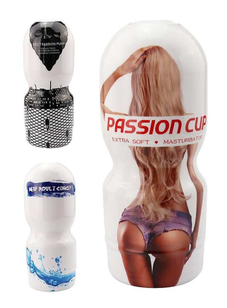 Masturbator Soft Pussy Passion Cup , TPE Moale