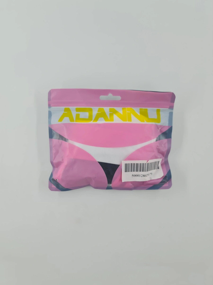 Bikini Barbati Tip Suspensor Alb/Negru XXL