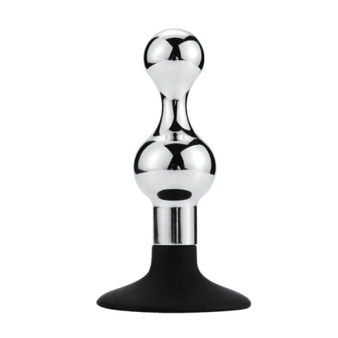 Dop Anal Metalic Jaziel Baza Silicon 12 cm Guilty Toys