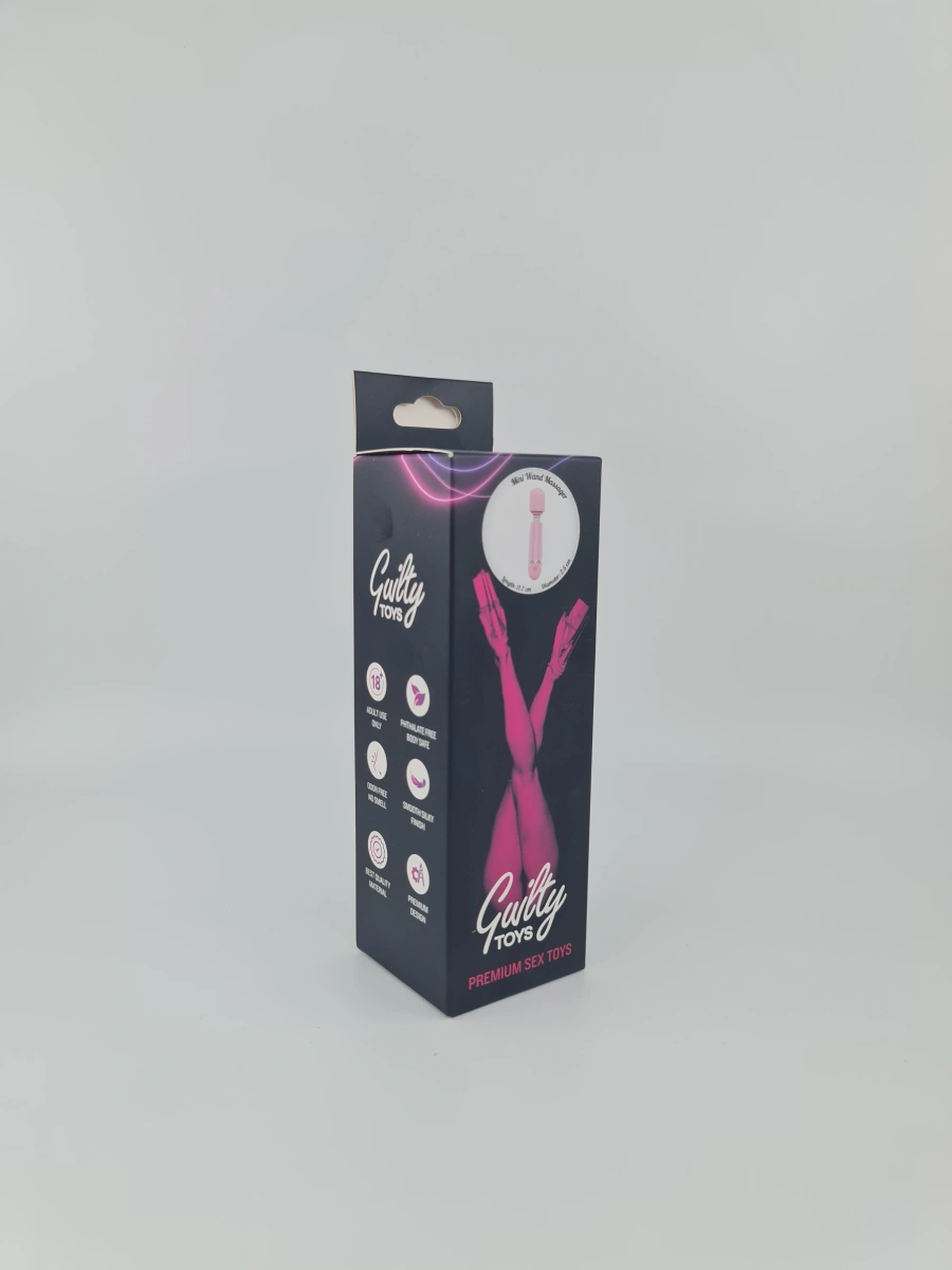 Micro Wand Starlet Guilty Toys 10 Moduri Vibratii USB Roz
