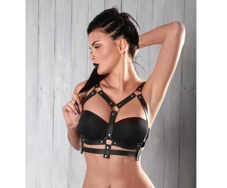 Sistem Harness Gothic Top Piele Ecologica OS