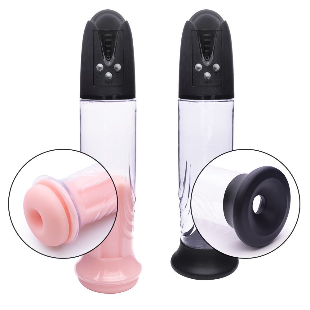 Pompa Electrica Automata Suck Vacuum Penis Pump, 8 Moduri Suctiune, USB, Transparent