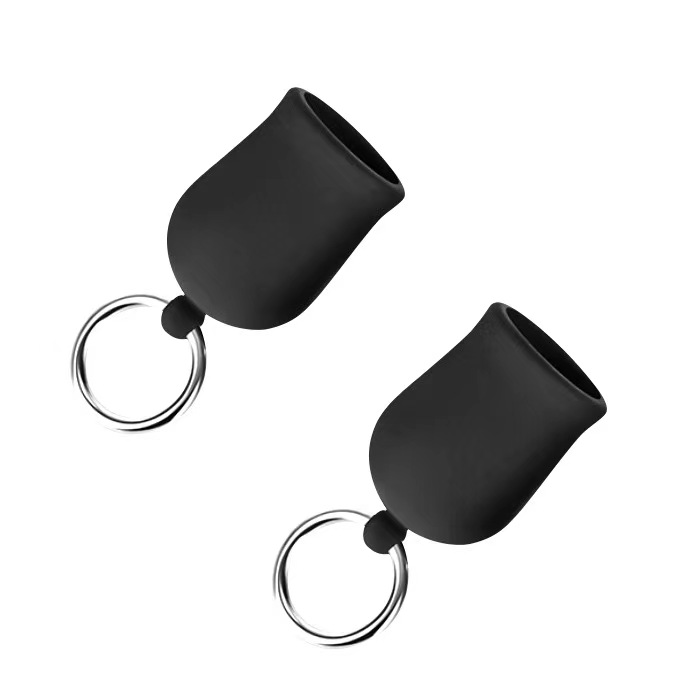2 Pompe din Silicon pentru Sfarcuri, Inel Metalic, Passion Labs