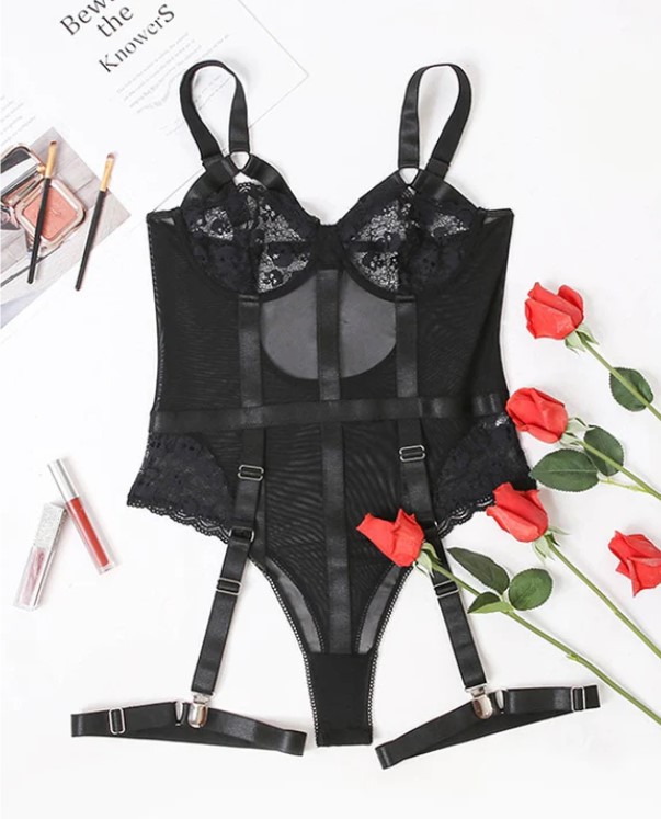 Body Wendy Negru, M, JGF Lingerie