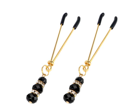 Clame Pentru Sfarcuri Golden Clamps Passion Labs, Nipple Stim