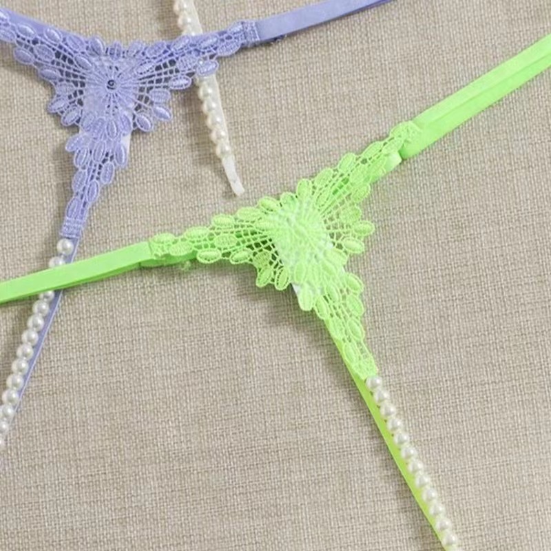 Set 3 Bikini cu Perle, S-L