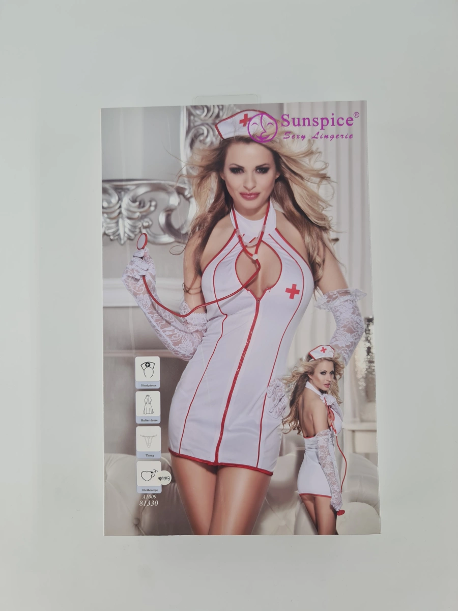 Uniforma Asistenta Sexy 3 Piese, S/M
