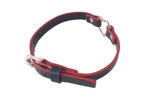 Choker Golden Heart, Rosu/Negru, Mokko Toys