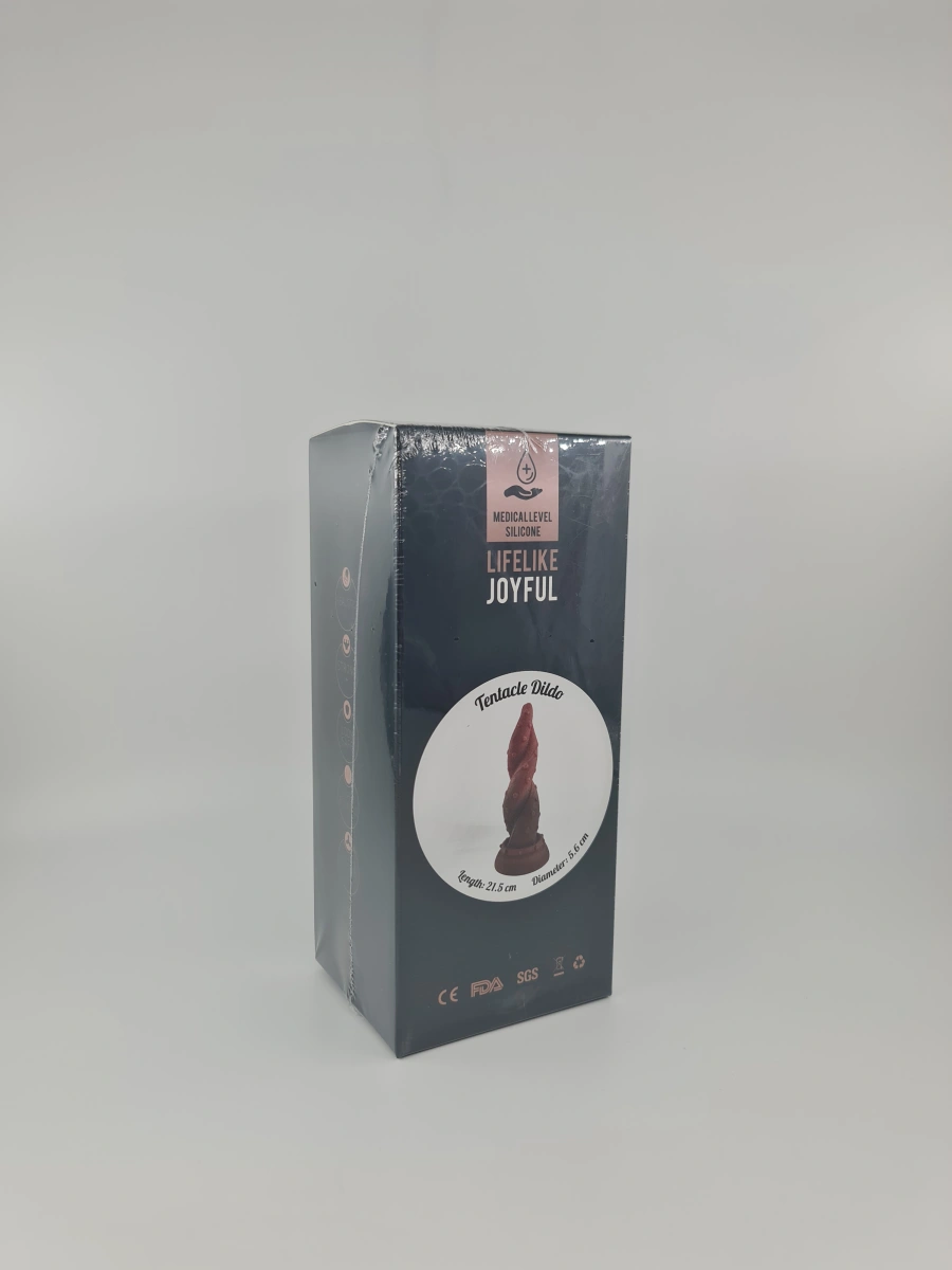 Dildo No.3 Fantasy Beasts, Silicon Lichid, Maro, 21.5 cm
