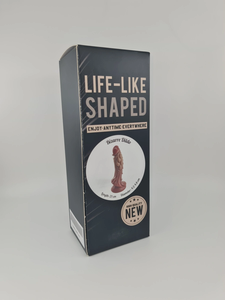 Dildo No.16 Fantasy Beasts, Silicon Lichid, Maro, 21 cm