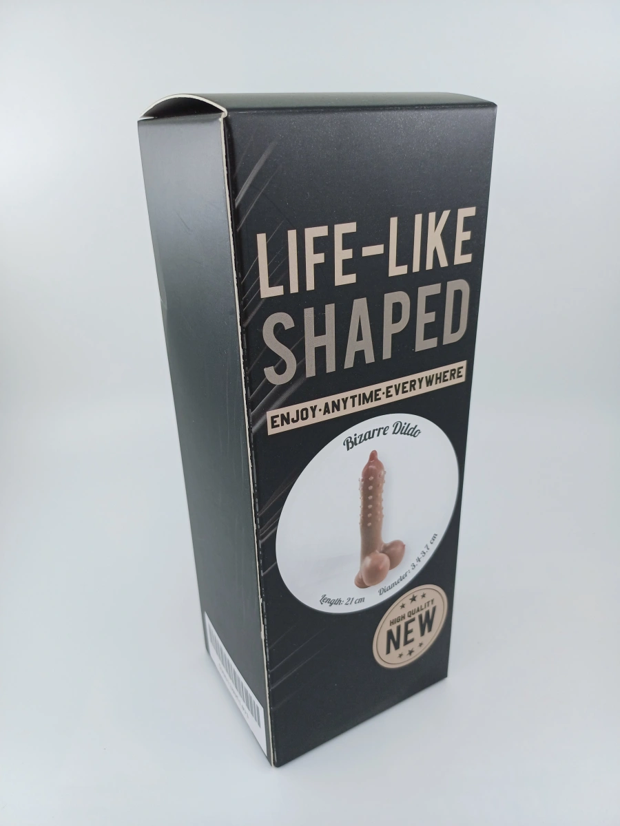 Dildo No.25 Fantasy Beasts, Silicon Lichid, Maro, 21 cm