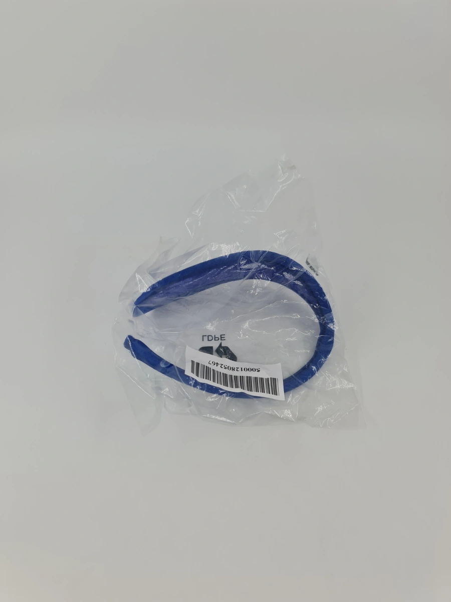 Bikini fara Bretele, Dantela Florala Transparenta, Albastru, S-L