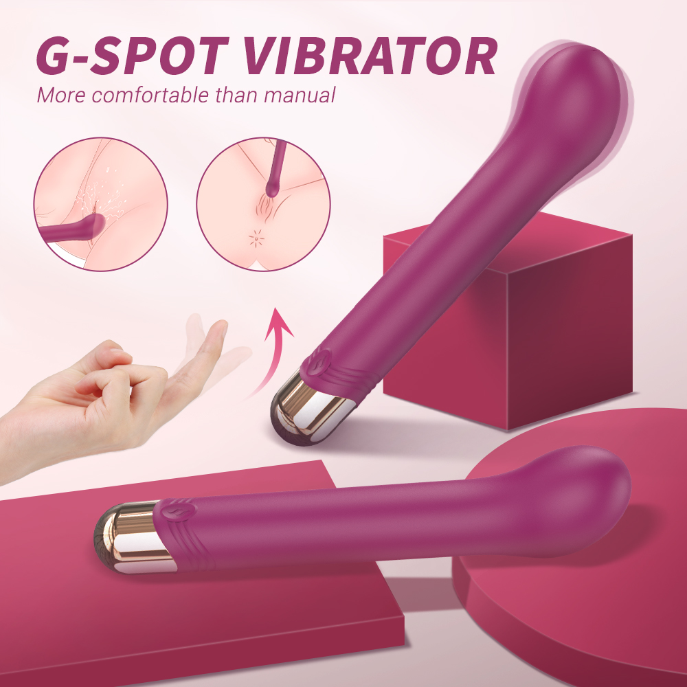 Vibrator Punctul G Minsk, 9 Moduri Vibratii, Silicon, USB, Rosu, 17.7 cm, Mokko Toys
