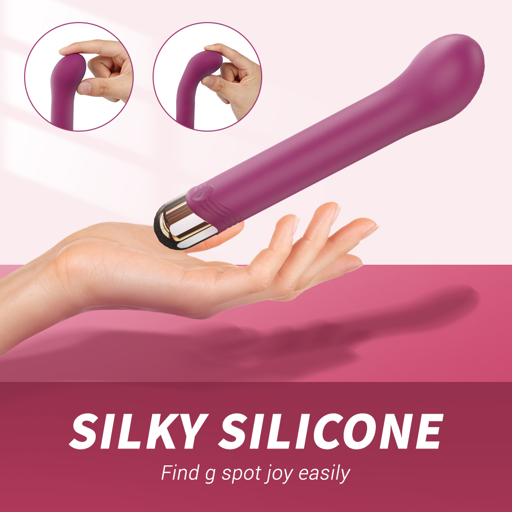 Vibrator Punctul G Minsk, 9 Moduri Vibratii, Silicon, USB, Rosu, 17.7 cm, Mokko Toys
