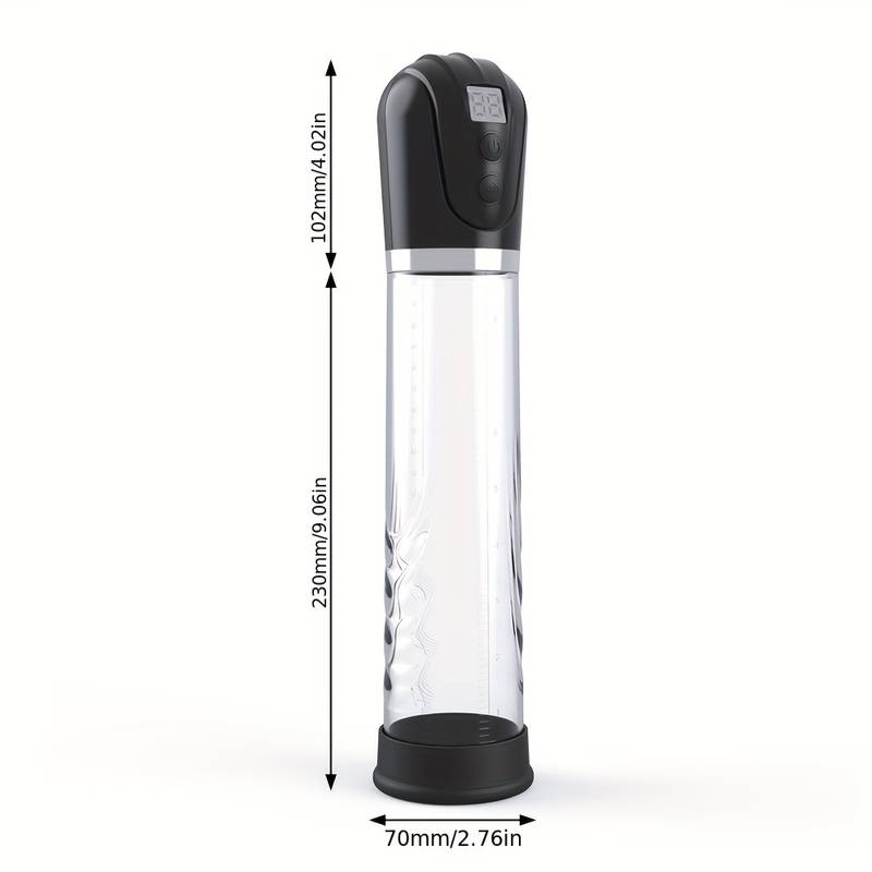 Pompa Marire Penis Bigger Man, Automata, 3 Moduri Suctiune, USB, Negru
