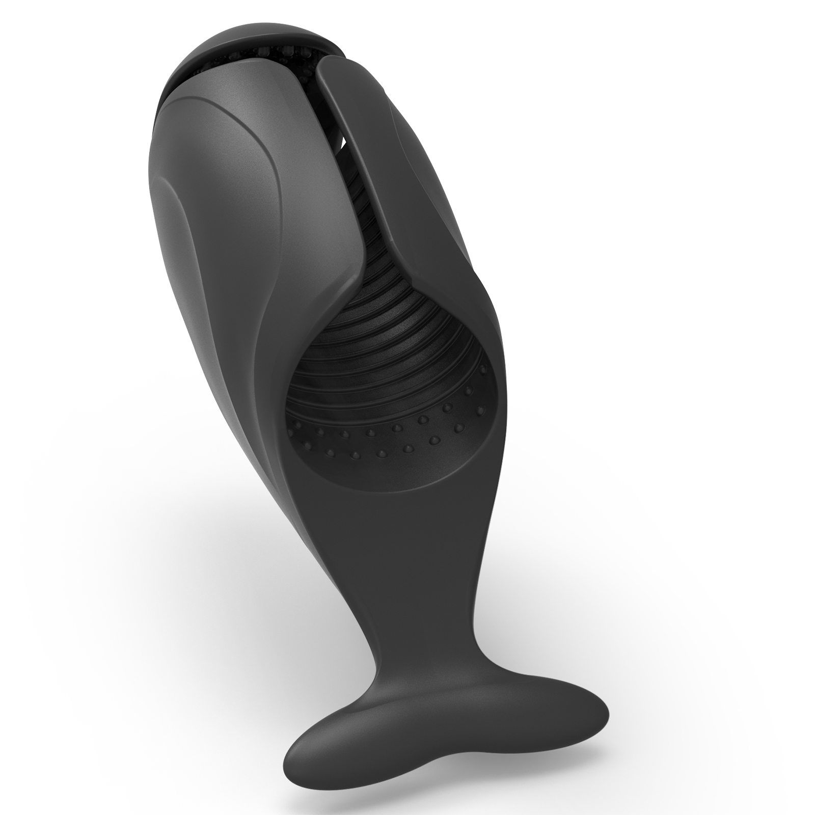 Stimulator Penis Hero, 9 Moduri Vibratii, Silicon, USB, Negru