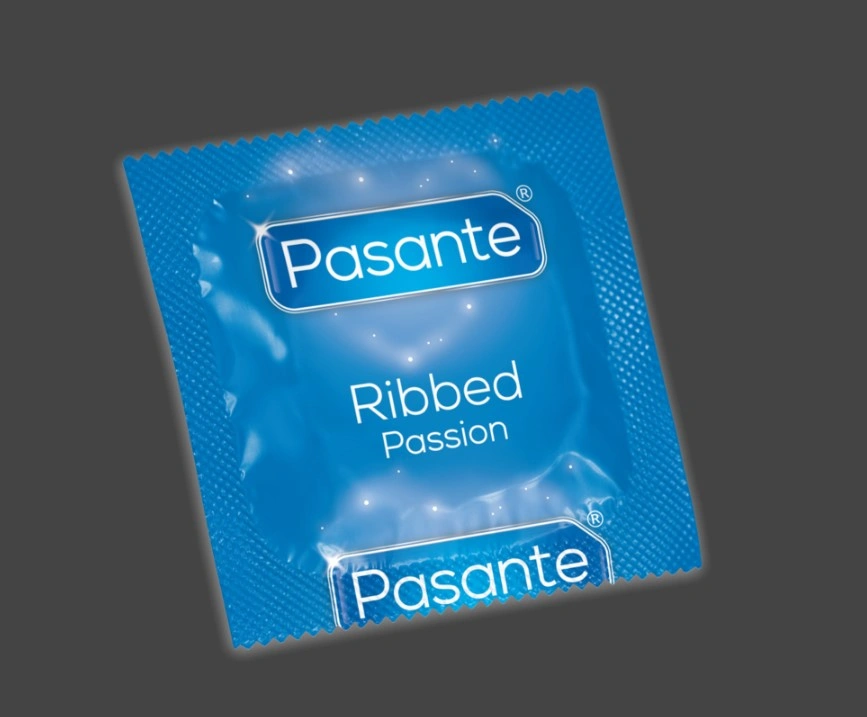 Set 144 Prezervative Pasante Ribbed