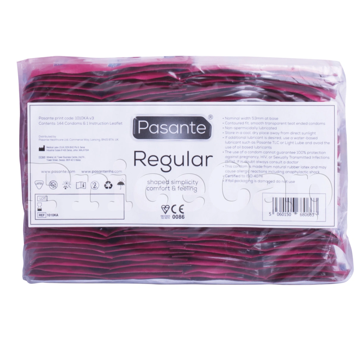 Set 144 Prezervative Pasante Regular
