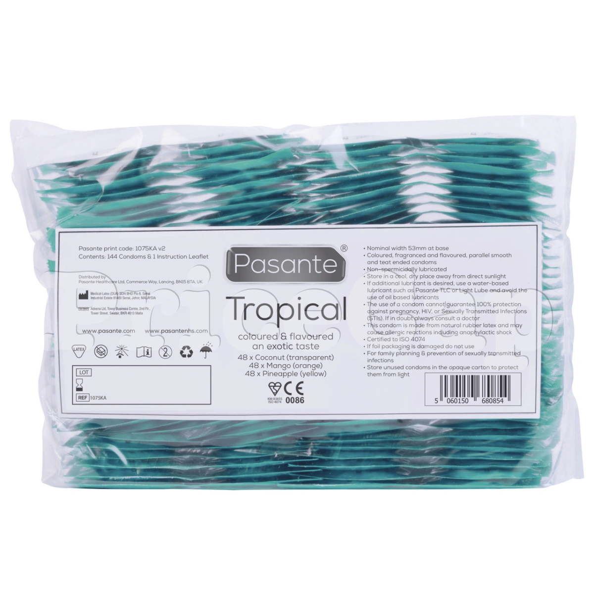 Set 144 Prezervative cu Aroma Pasante Tropical