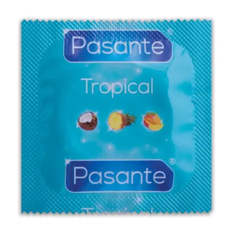 Set 144 Prezervative cu Aroma Pasante Tropical