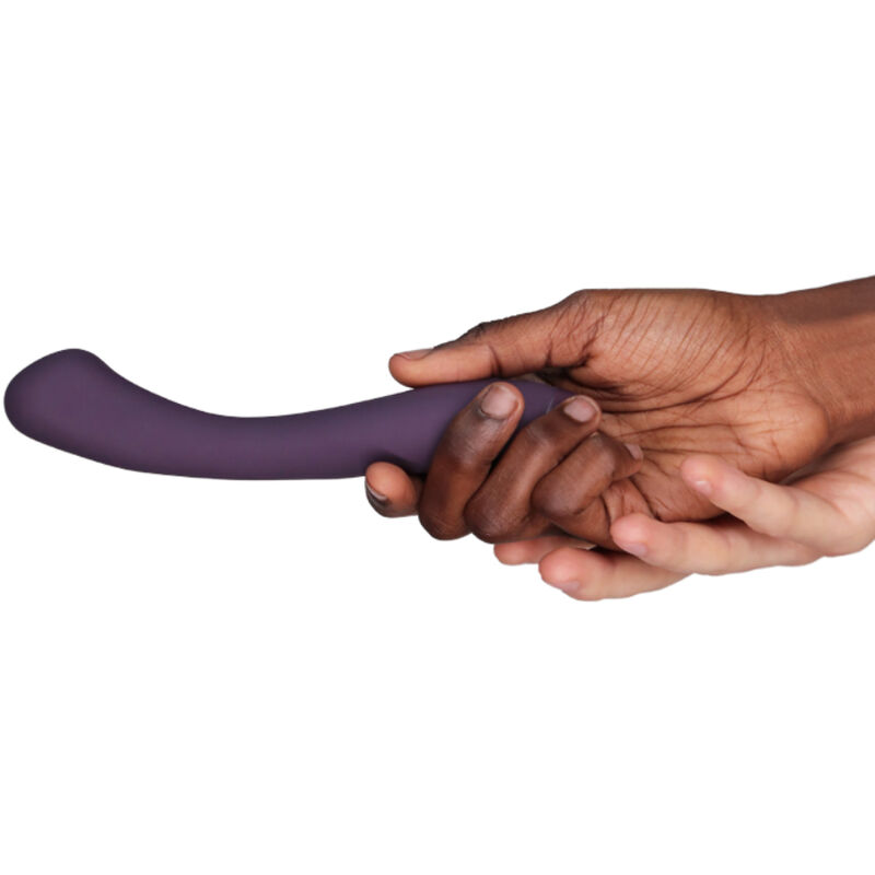 Vibrator Punctul G Juno, 7 Moduri Vibratii, 5 Intensitati Viteza, Silicon, USB, Mov, 18 cm