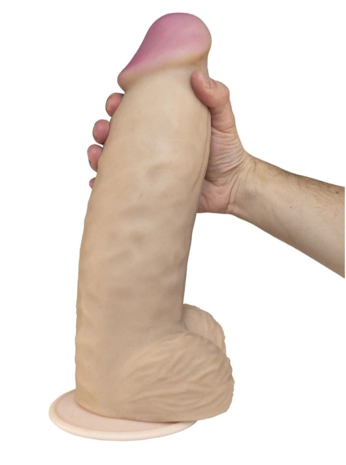 Dildo Realist Gigant Soft Cyberskin Natural 36 cm