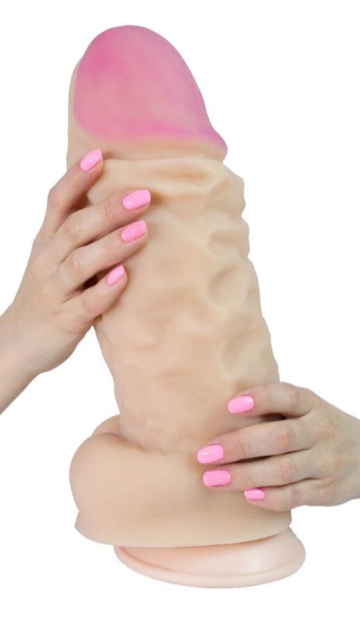 Dildo Realist Gigant Soft Cyberskin Natural 35 cm