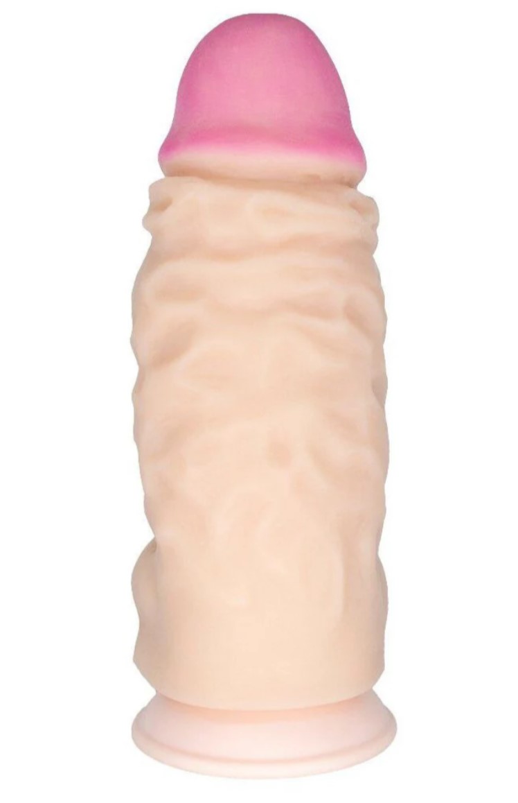 Dildo Gigant, Cyberskin, Natural, 33.5 cm