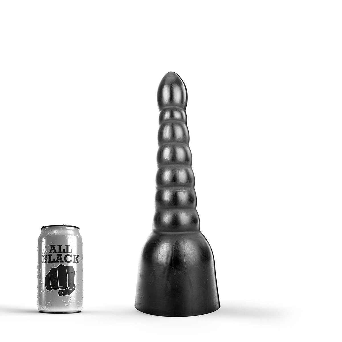Dop Anal All Black PVC 34 cm