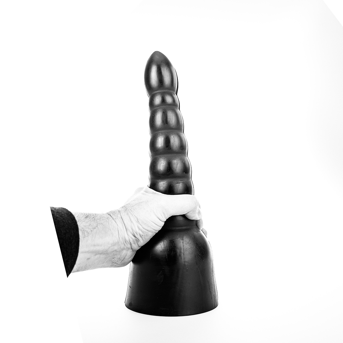 Dop Anal All Black PVC 34 cm