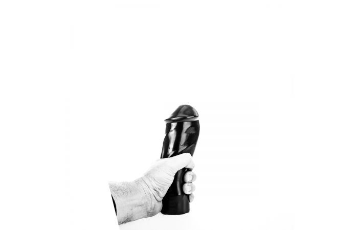 Dildo Realist All Black PVC 20 cm