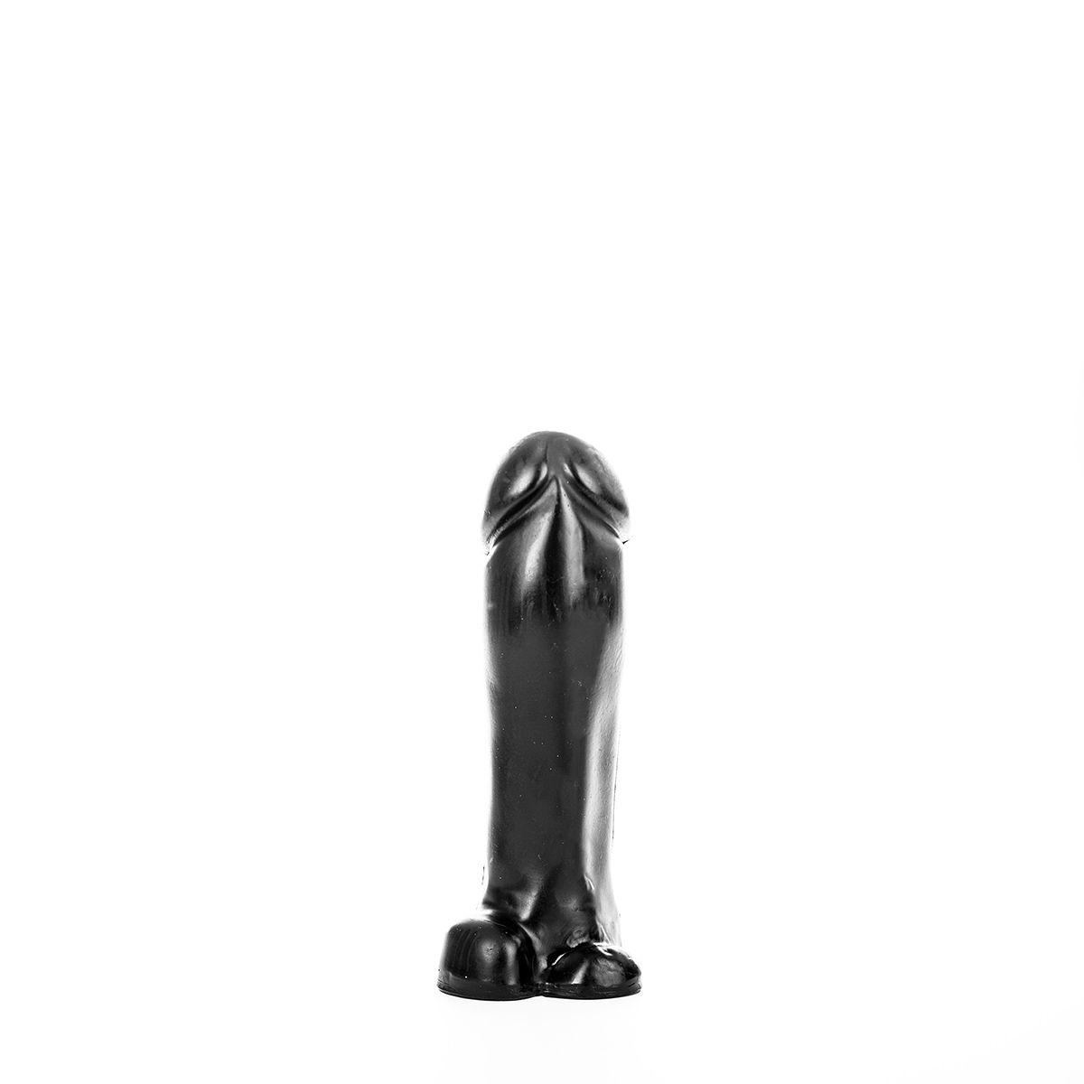 Dildo All Black PVC Negru 23 cm