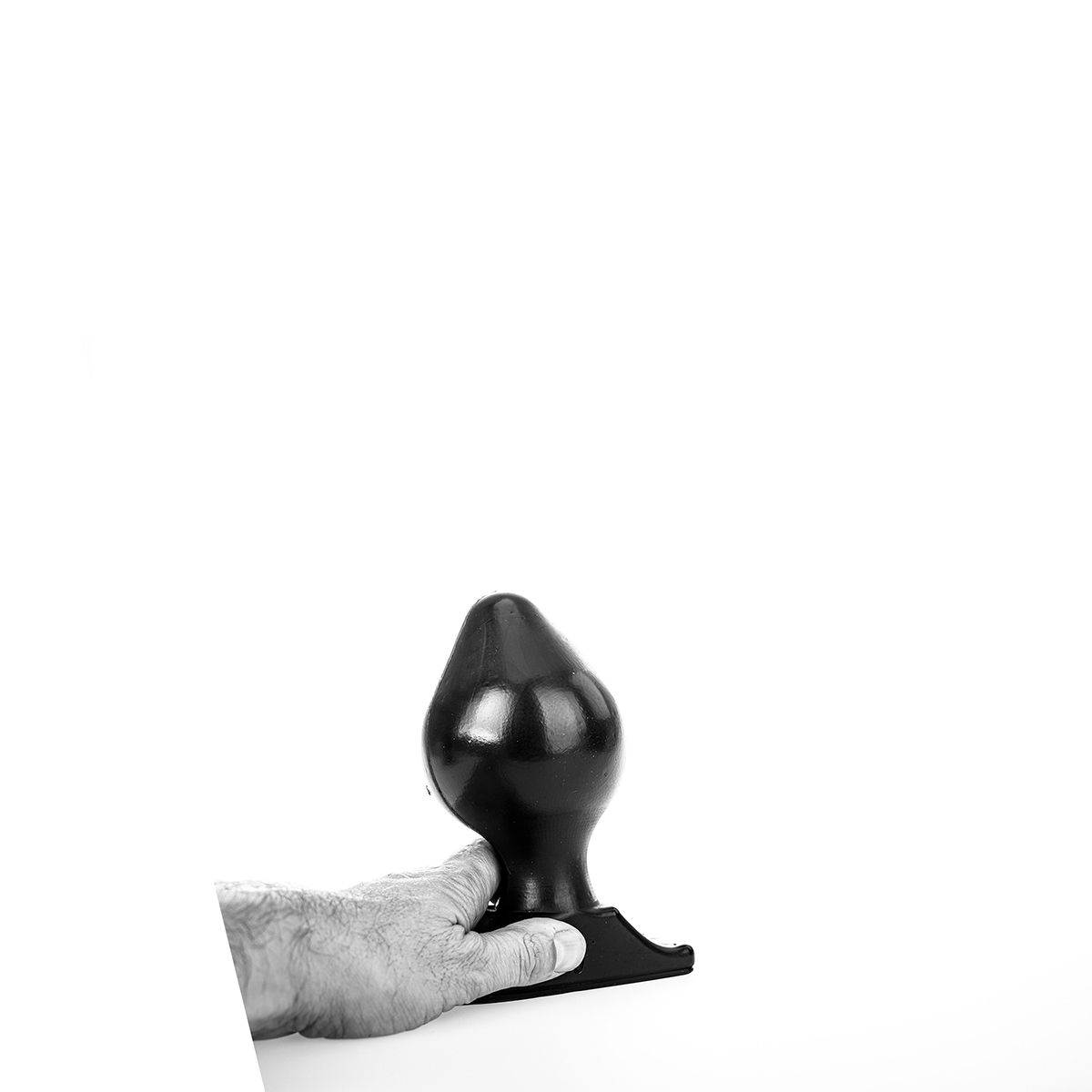 Dop Anal Cors All Black PVC 18 cm