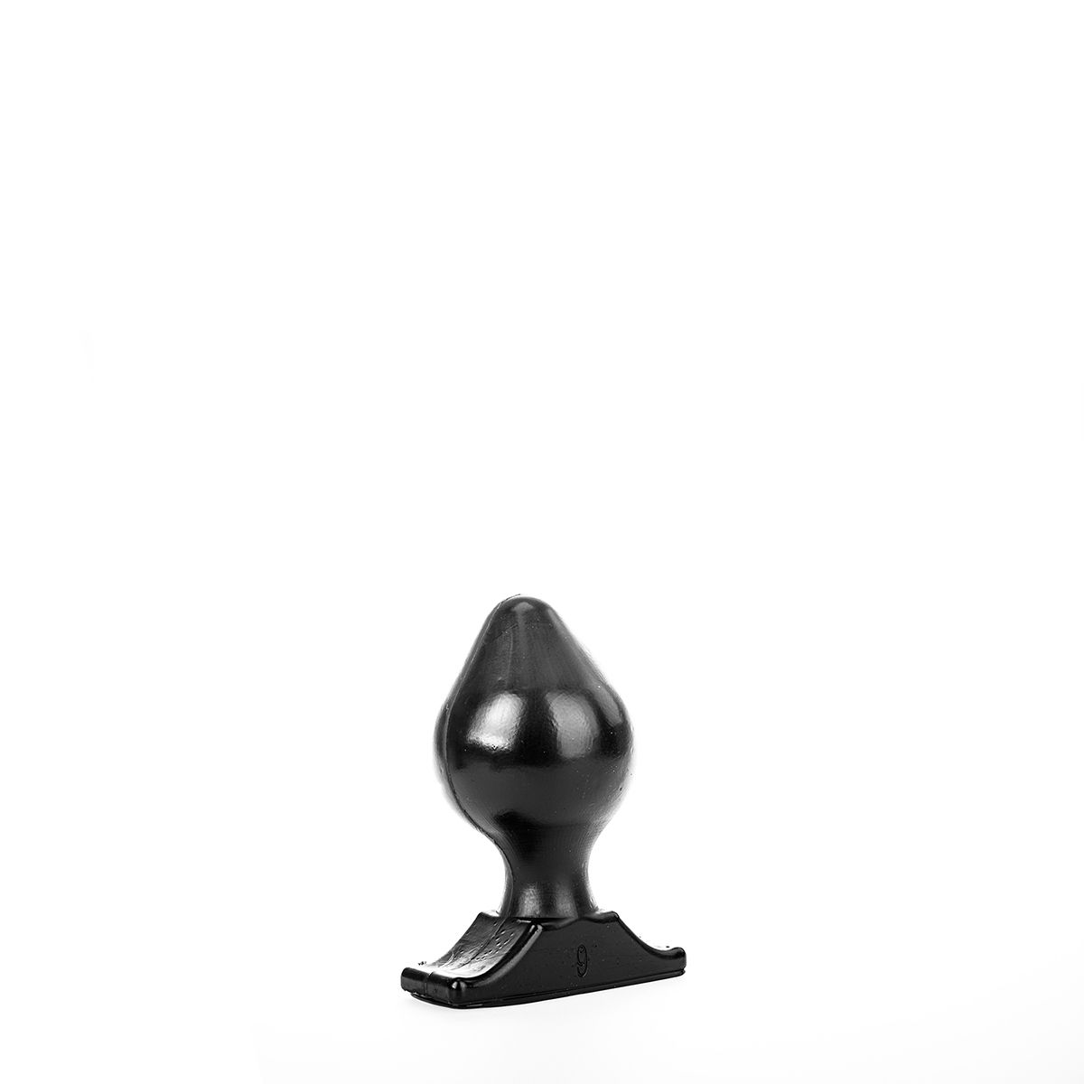 Dop Anal Cors All Black PVC 18 cm