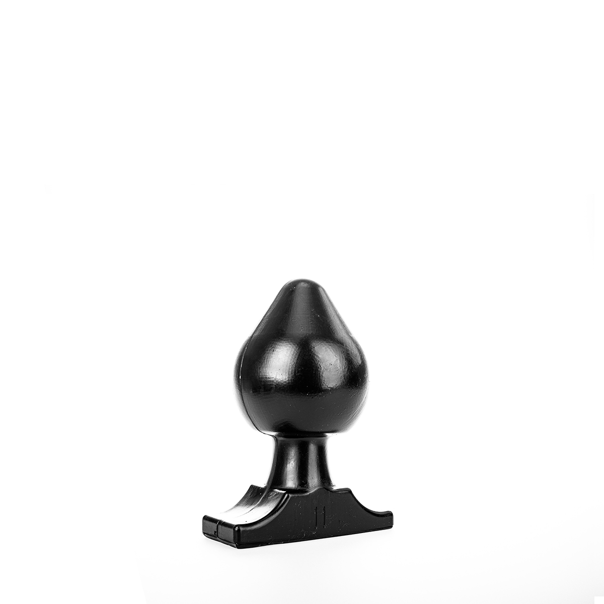 Dop Anal All Black Super Stretch PVC Negru 19 cm