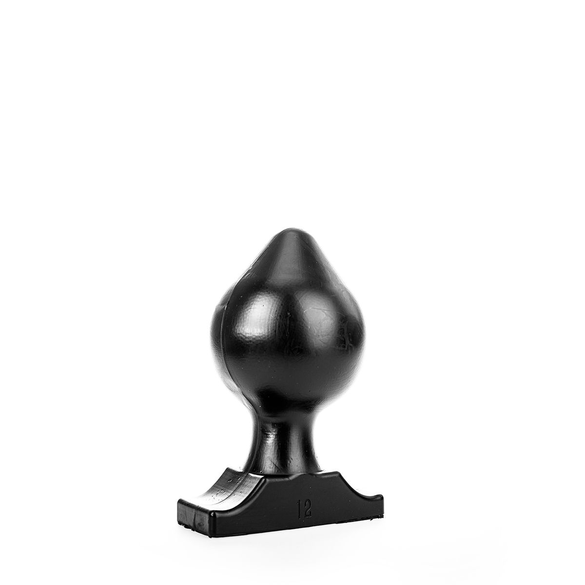 Dop Anal All Black Super Stretch PVC Negru 22.5 cm