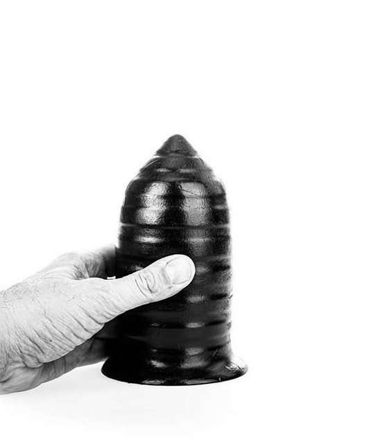 Dop Anal All My Pleasure, PVC, Negru, 17.5 cm