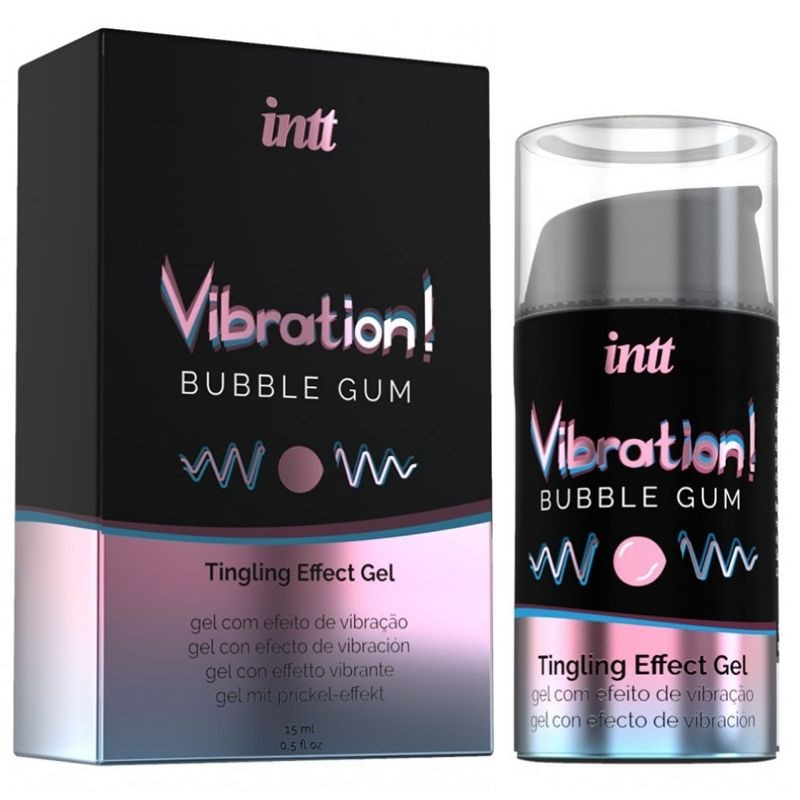 Gel cu Efect Vibrator Aroma Bubble Gum 15 ml
