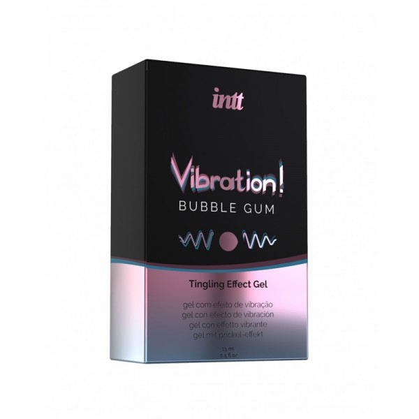 Gel cu Efect Vibrator Aroma Bubble Gum 15 ml