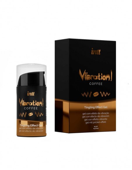 Gel cu Efect Vibrator Aroma Cafea 15 ml
